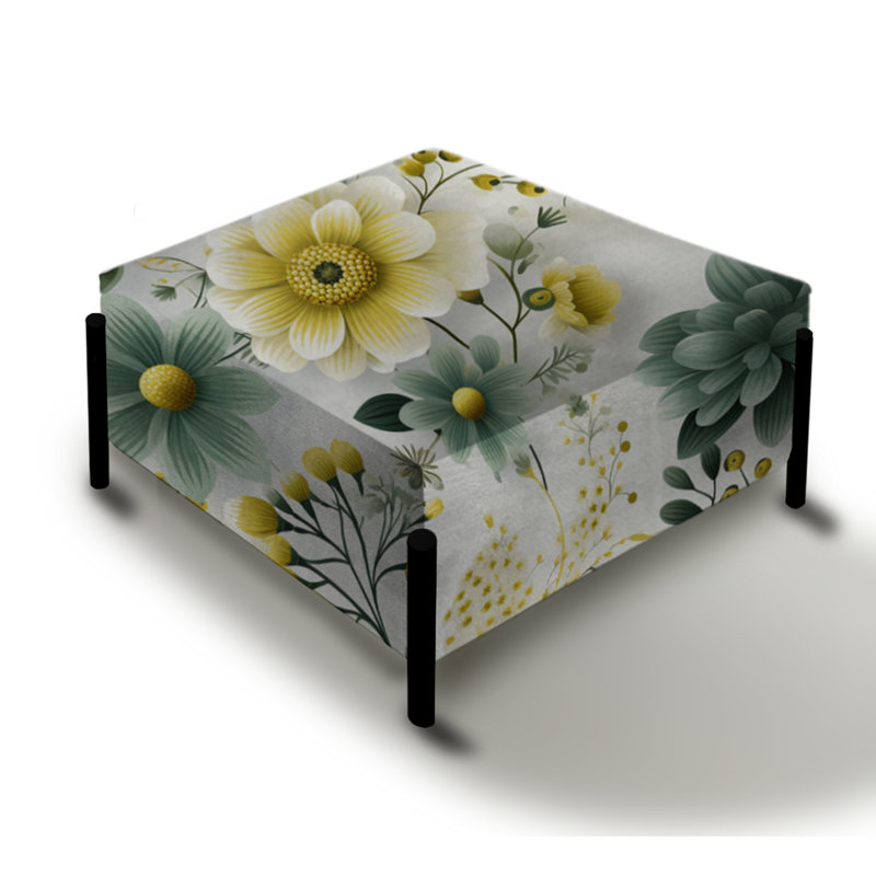 Motif floral vert Boho Chic