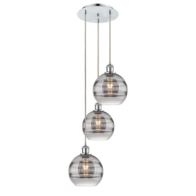 Luminaire suspendu en grappe à 3 lumières Chartoff