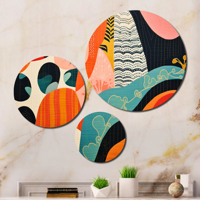 Ensemble de salon Mid-Century Vintage Textiles II - Mid-Century