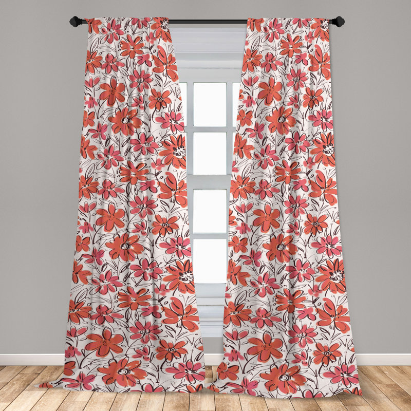 Room Darkening Curtain Pair, 28" W x 84" L