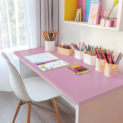 Kaboon Universal Tabletop, Solid One-Piece Melamine Table Top, Home and Office Countertop