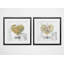 « i love france map », ensemble de 2 reproductions d’impressions encadrées-27610046