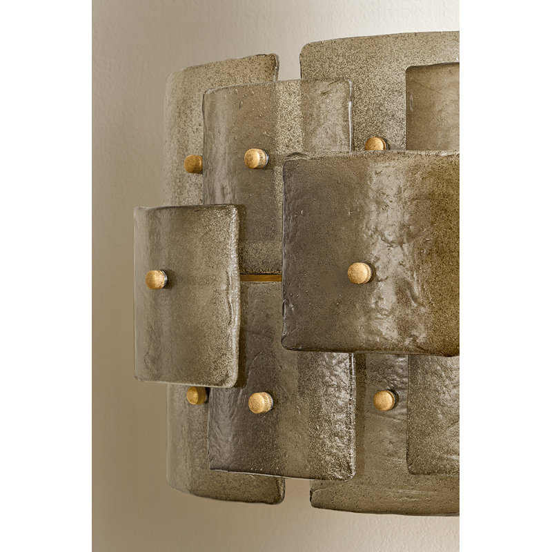 Jacik Wall Sconce, Patina Gold Leaf