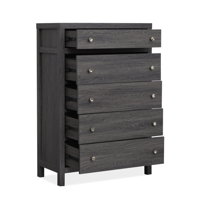 Commode à tiroirs, Noir