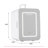 Frigidaire 15 Can/10 Liter Beauty Lighted Mirror Mini Personal Fridge Cooler, White-116797373