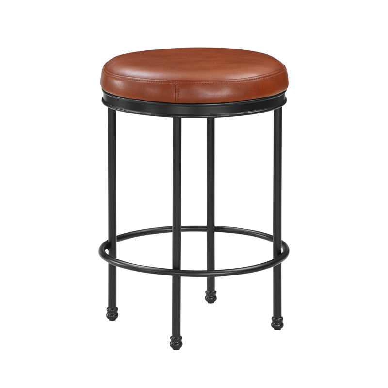 Tabouret à hauteur de comptoir Michael Caramel