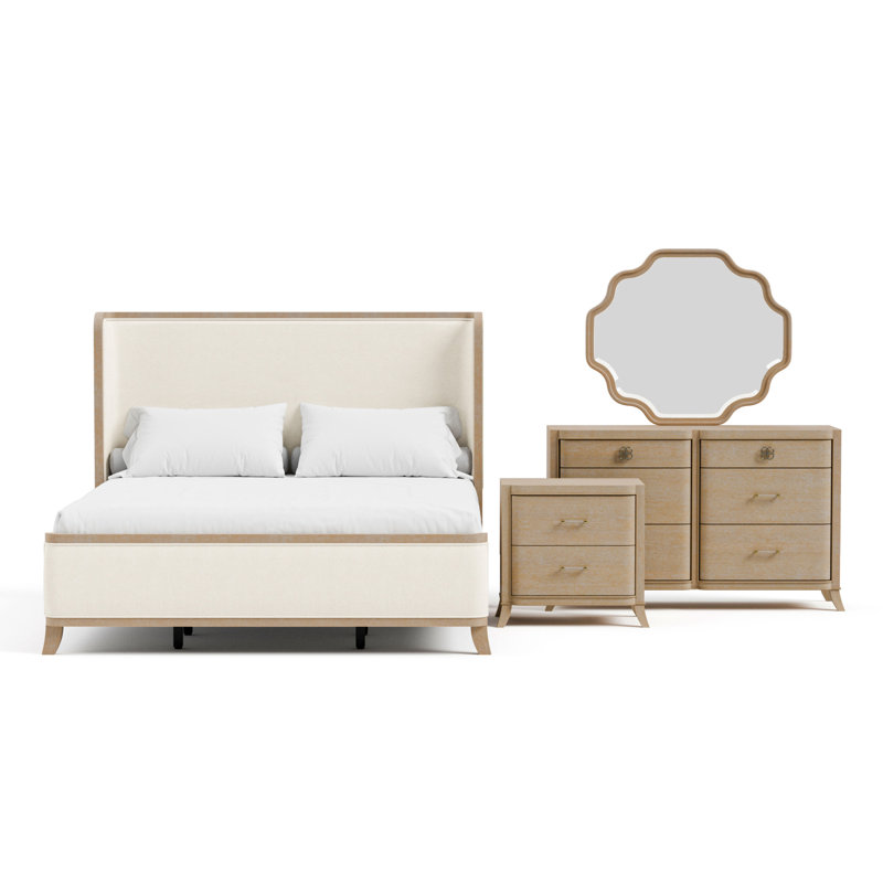 Ensemble de chambre à coucher 4 pièces Stanger, Grand