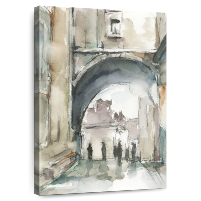 Lilie Watercolor Archures II, H 30 po x l 20 po