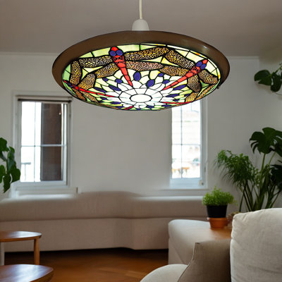 Plainville 35cm Glass Bowl Pendant Shade