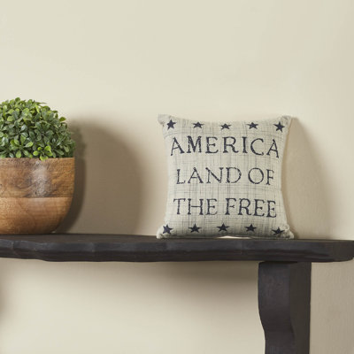 Coussin My Country Land of the Free 6 x 6