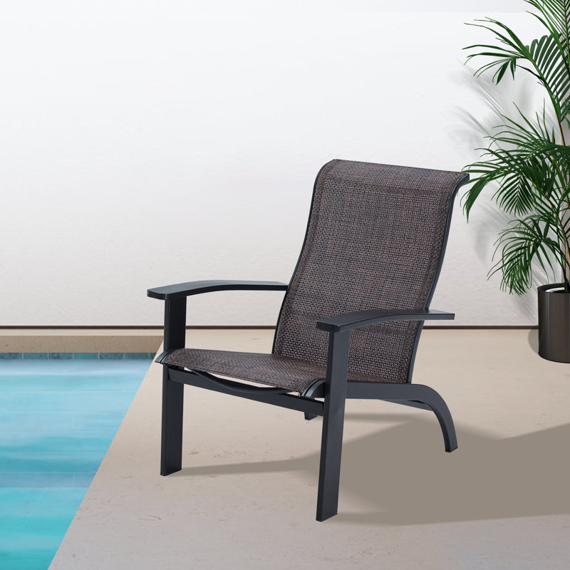 Chaise Adirondack pour l'extérieur, Noir