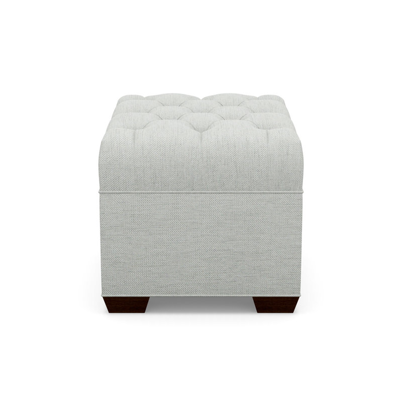 Tufted Ottoman, 8938-45, Walnut