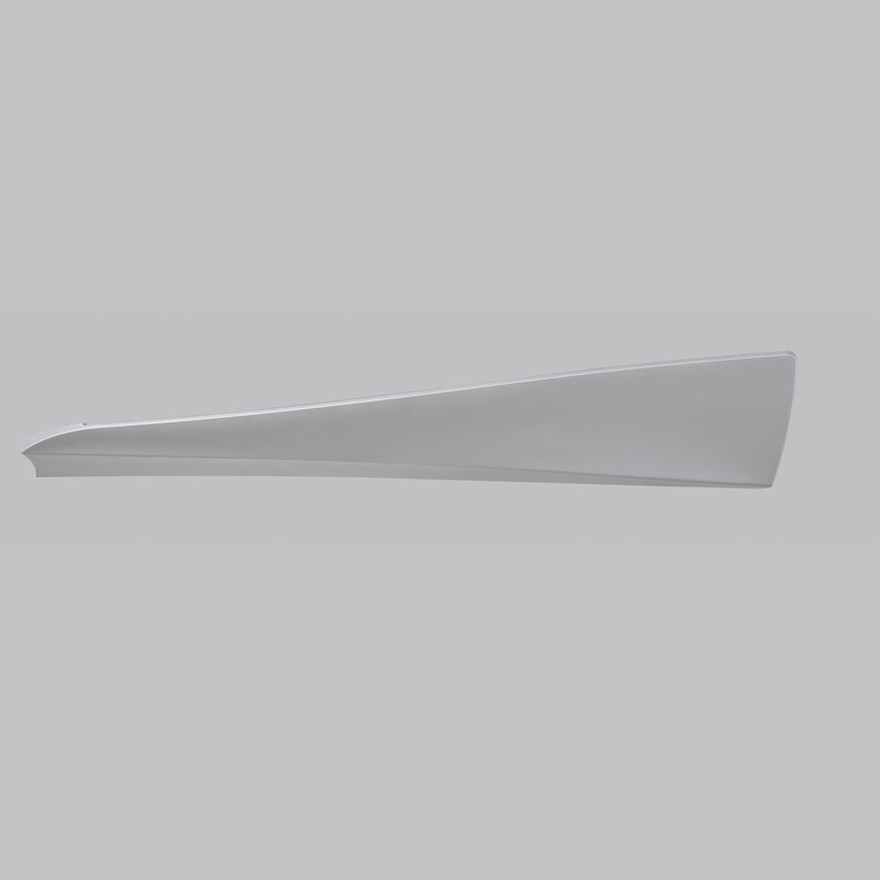 Ventilateur de plafond à 3 pales 60 "avec télécommande Mirage, Acier brossé / argenté, 52"
