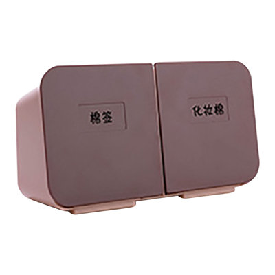 Trace- Wall-mounted Sealed-proof Bathroom Storage Box Cotton Swab Tissue Storage Box