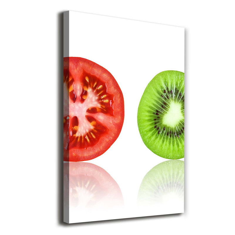 Fruits And Vegetables - Wrapped Canvas Print