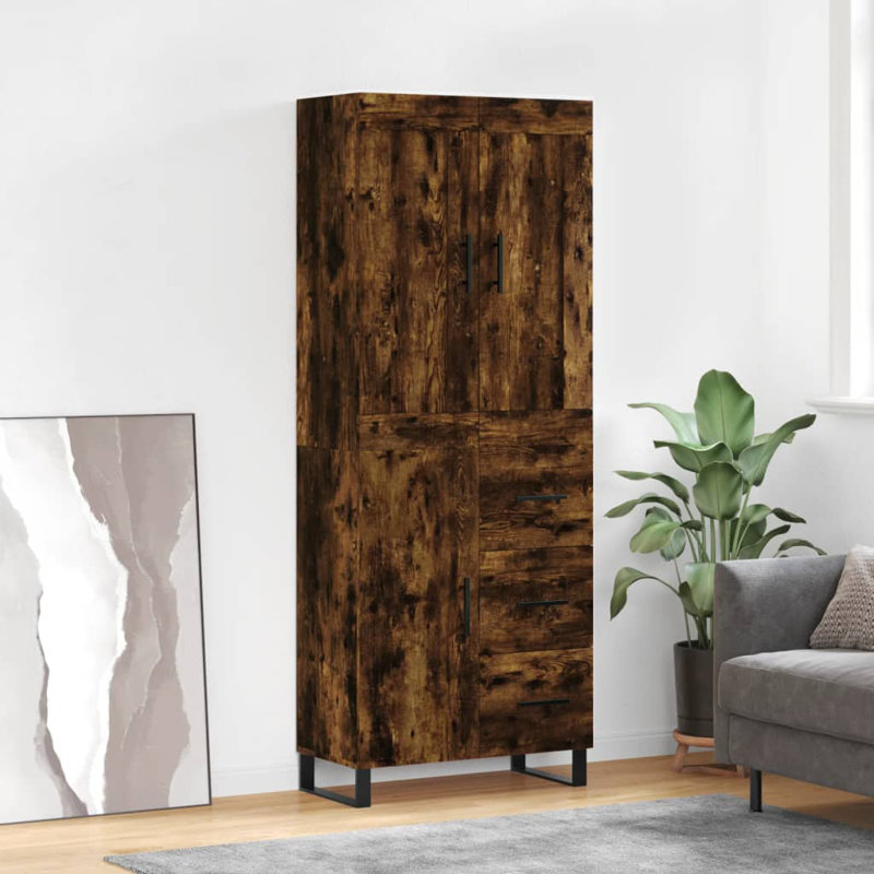 Mokvist 69.5cm Sideboard, Smoked Oak