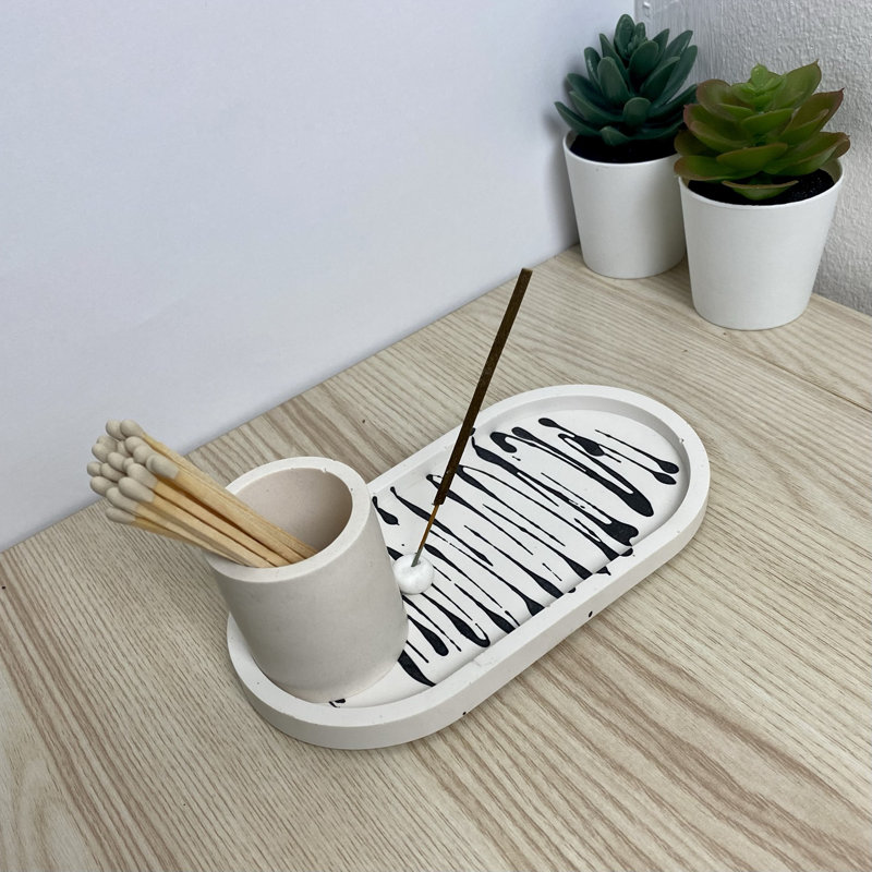 Stoneware Tabletop / Centrepiece Candle Accessories