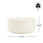 Table basse Stratton Organic Modern MGO Drum avec finition texturée aspect pierre pour l'intérieur et l'extérieur