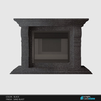 Vana (Black) Fireplace Surround