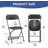 6ft Heavy Duty Folding Table With 6 Pack Lightweight Folding Chairs Portable Indoor & Outdoor For Home, Office & Events-714882961-714882962