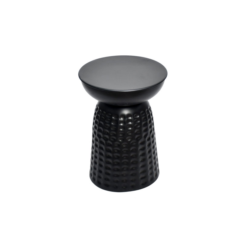 Table d'appoint Celina au fini chaud, Noir, noir, noir, noir