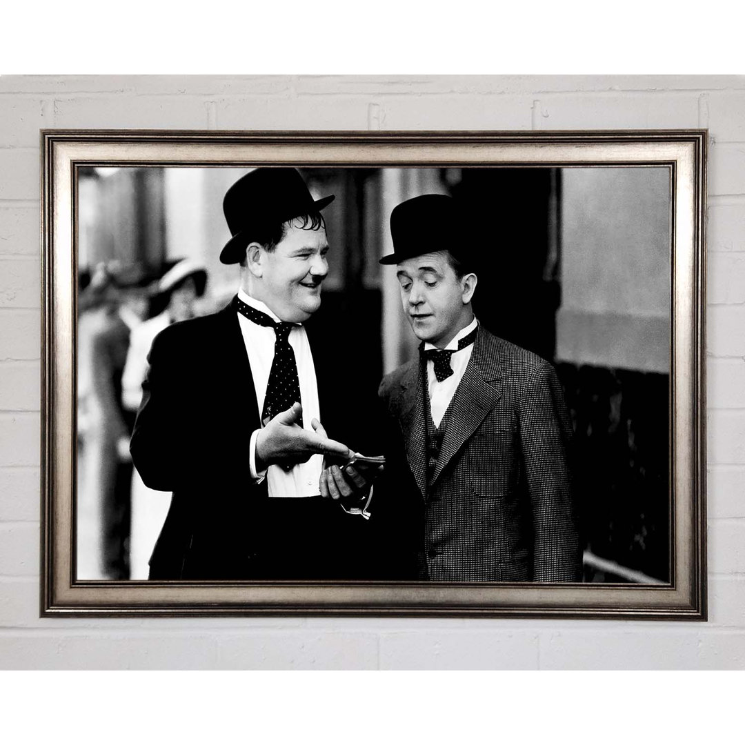 Laurel und Hardy Geld - Druck