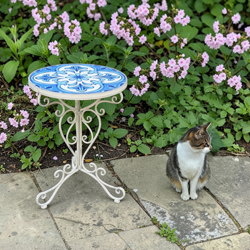 Table sur pied 27,5 po Tall, 27.56" H x 19.69" W x 19.69" D