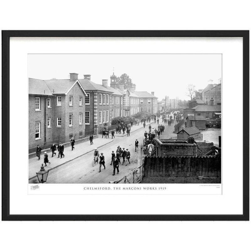 Chelmsford, The Marconi Works 1919 by Francis Frith - Single Picture Frame Print, 40cm H x 50cm W x 2.3cm D