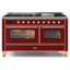 Cuisinière à gaz double autoportante 60 po 5,02 pi³ avec plaque chauffante Majestic II-48279832-48279823