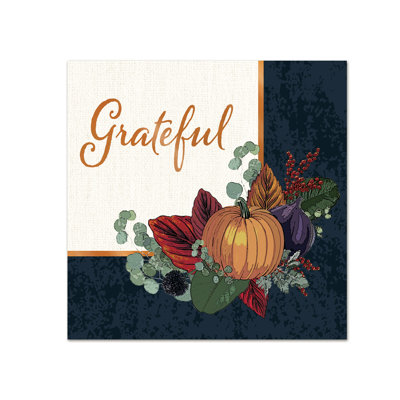 Serviettes de table d'automne pour l'Action de grâce