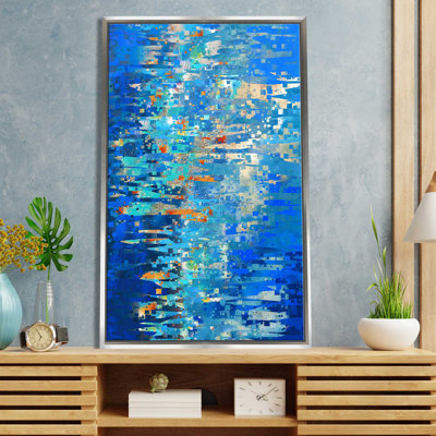 "Romans 12: 12" S'approcher de l'espoir par Mark Lawrence - Cadre flottant, impression sur toile