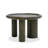 Strauss - Contemporary Brown Ash Round Nesting Table Set