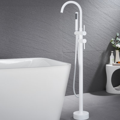 Freestanding Bathtub Faucet with Hand Shower