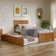 Madison Solid Wood Platform Bed with Matching Footboard and Trundle