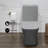 Concorde One Piece Square Toilet Dual Flush in Matte Gray 1.1/1.6 gpf-1988336514-1982268218