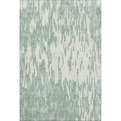 Premium Machine Washable Prisco Sage Rug