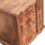 Solid Wood Rectangle Accent Cabinet