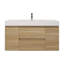 Ensemble de meuble-lavabo mural simple 48 po Carol-Ann-906657483