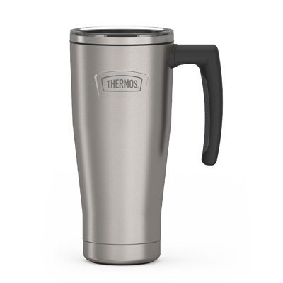 18 oz Stainless Steel Mug w/ Slide Lock Lid