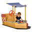 Freeport Park Lohman 70cm x 103cm Solid Wood Novelty Sandbox with Cover