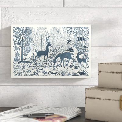 «Forest Life I» par Miranda Thomas - peinture sur toile