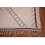 Tapis oriental géométrique ivoire marocain