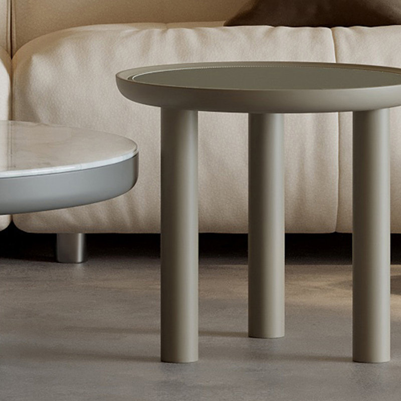 Modern simple round home coffee table