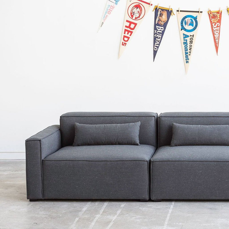 Mix Modular 2-Pc Sofa, Mowat Raven