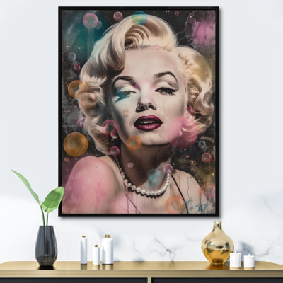 Rétro Marilyn Manroe sur toile