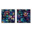 Longjumeau - Ensemble de 2 collages floraux et botaniques carrés-101850347-101850343