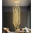 6 - Light Glam Dimmable Linear Chandelier-1047497684