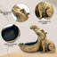 Figurine décorative Hippopotame en résine, pot à bonbons, ensemble de 3-57975579