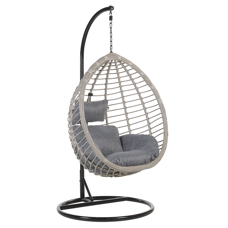 Lia Tollo Swing Chair with Stand, Grey