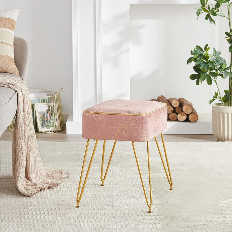 Tabouret d'appoint Niran, Rose